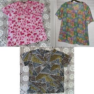 Bundle of 3 Scrubs 2 Just Love & Liana Size Large Women’s